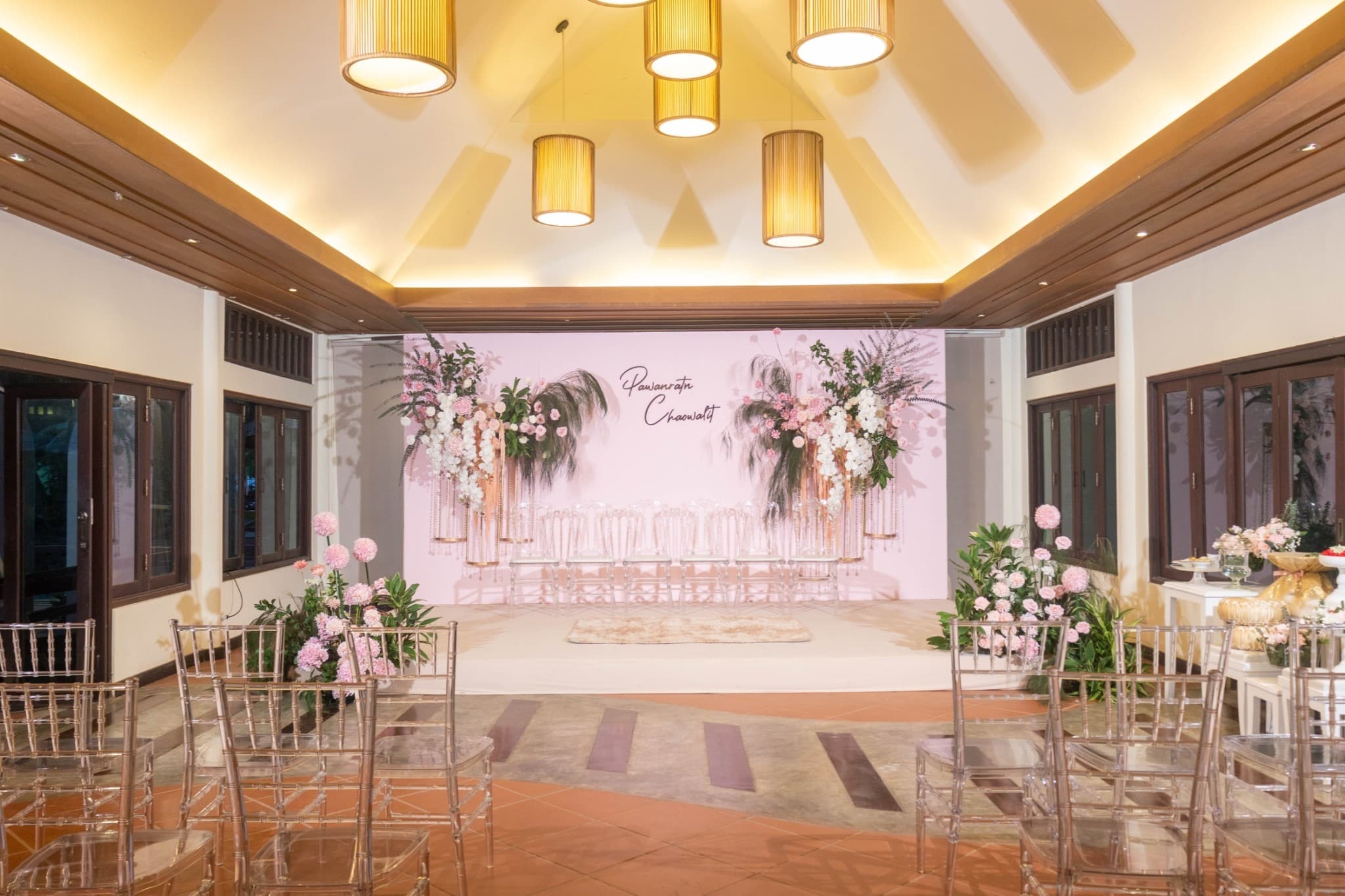 ภาพบรรยากาศสถานที่จัดงานแต่ง 4